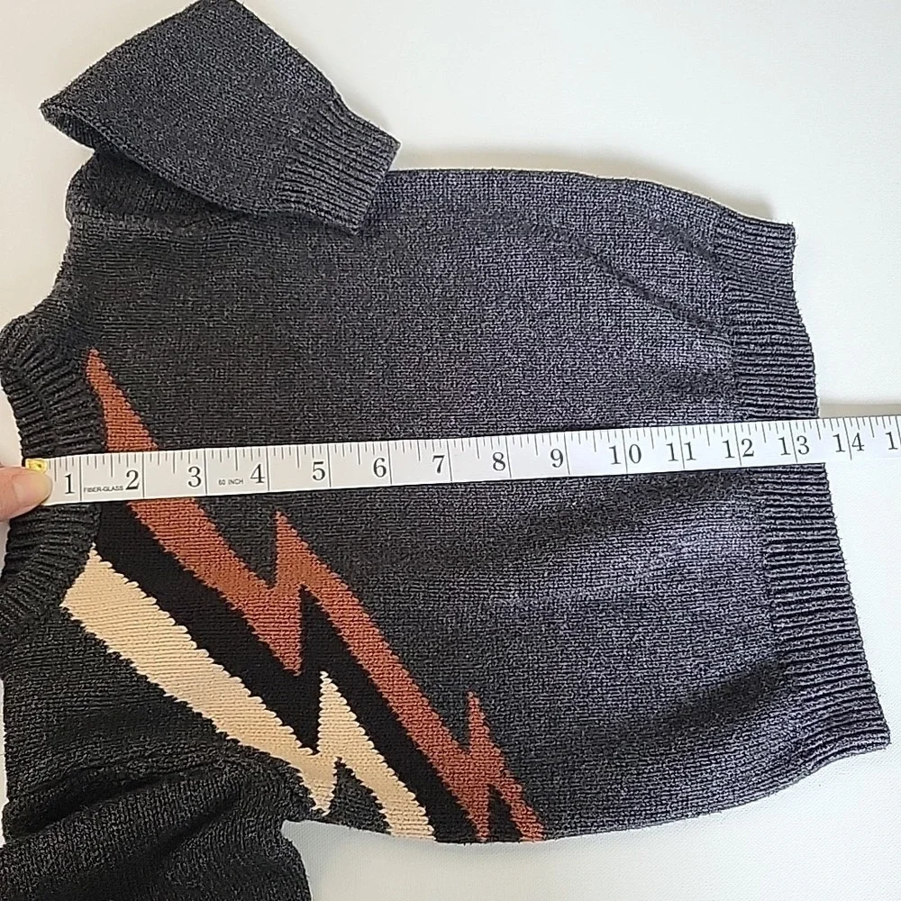 2018 GYMBOREE Baby Boy‎ Bolt Sweater Pullover Gray 18-24mo
